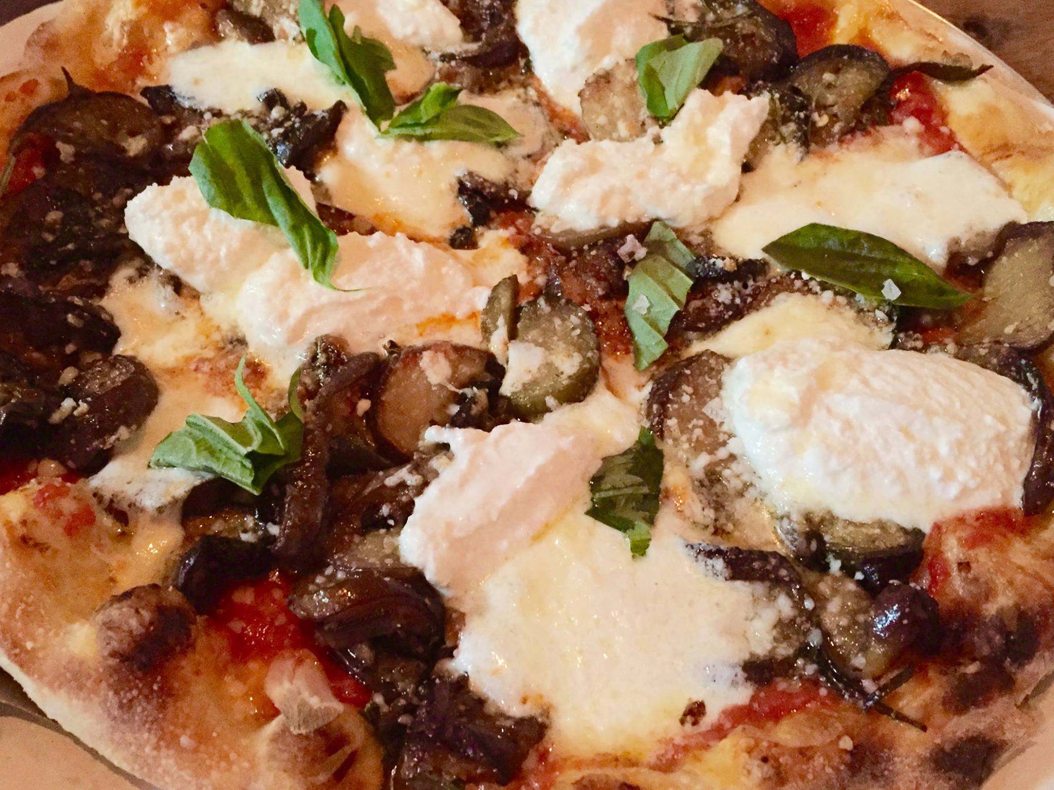 Japanese Eggplant Pizza