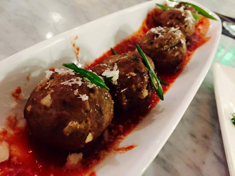 Niman Ranch Lamb Meatballs at The Birch & Vine