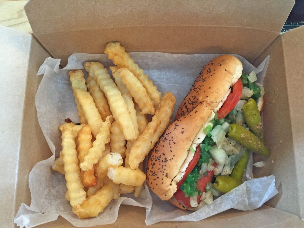 Kings Chicago Style Hot Dog & Fries