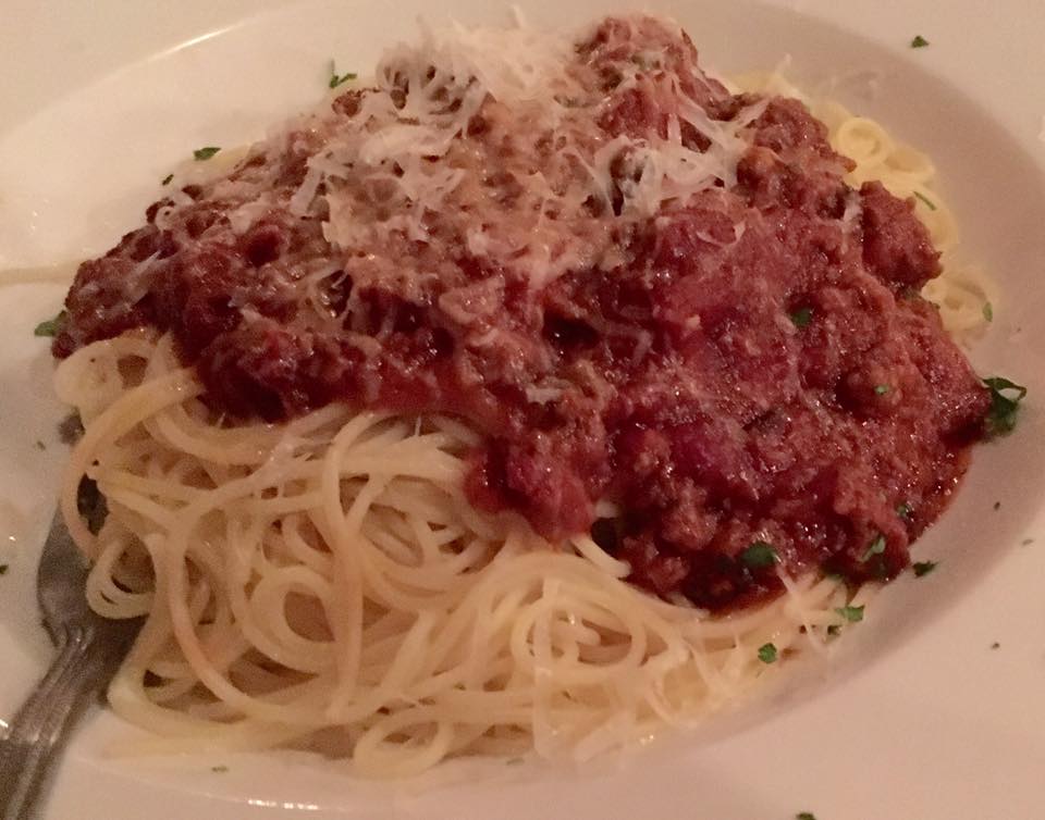 Bolognese at Pia's Trattoria