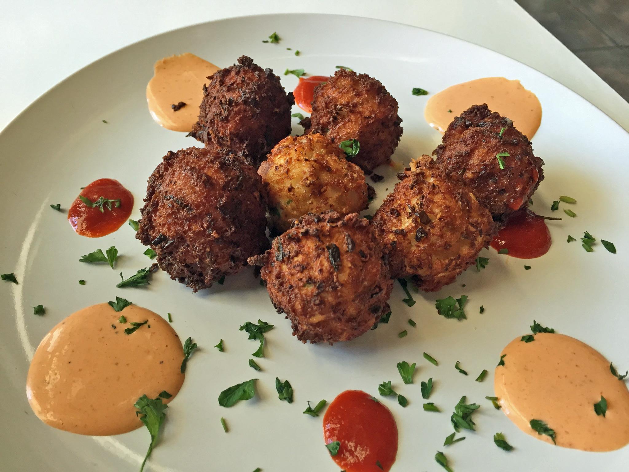 Crispy Cauliflower Cheddar Croquettes