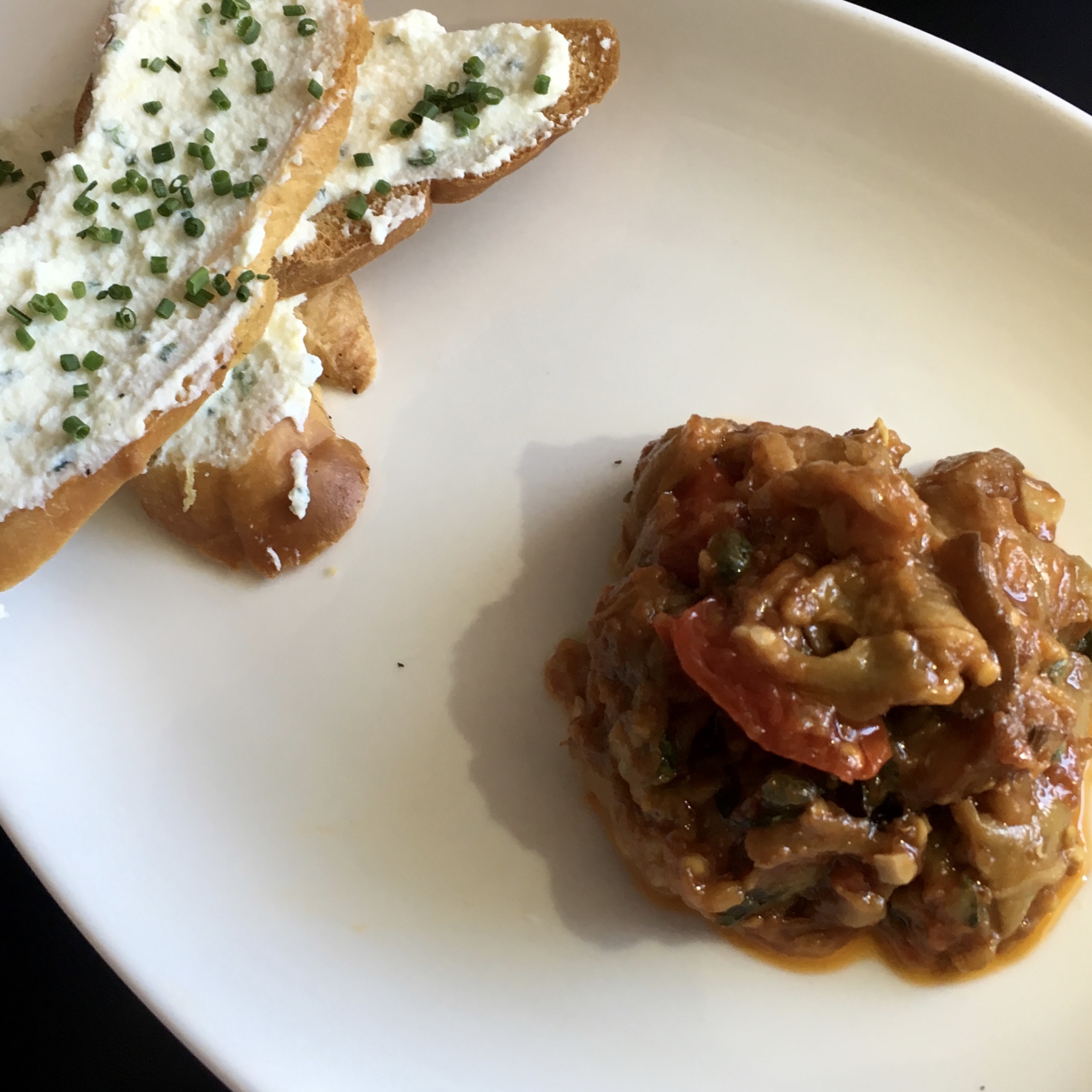 Eggplant Caponata at IL Ritorno