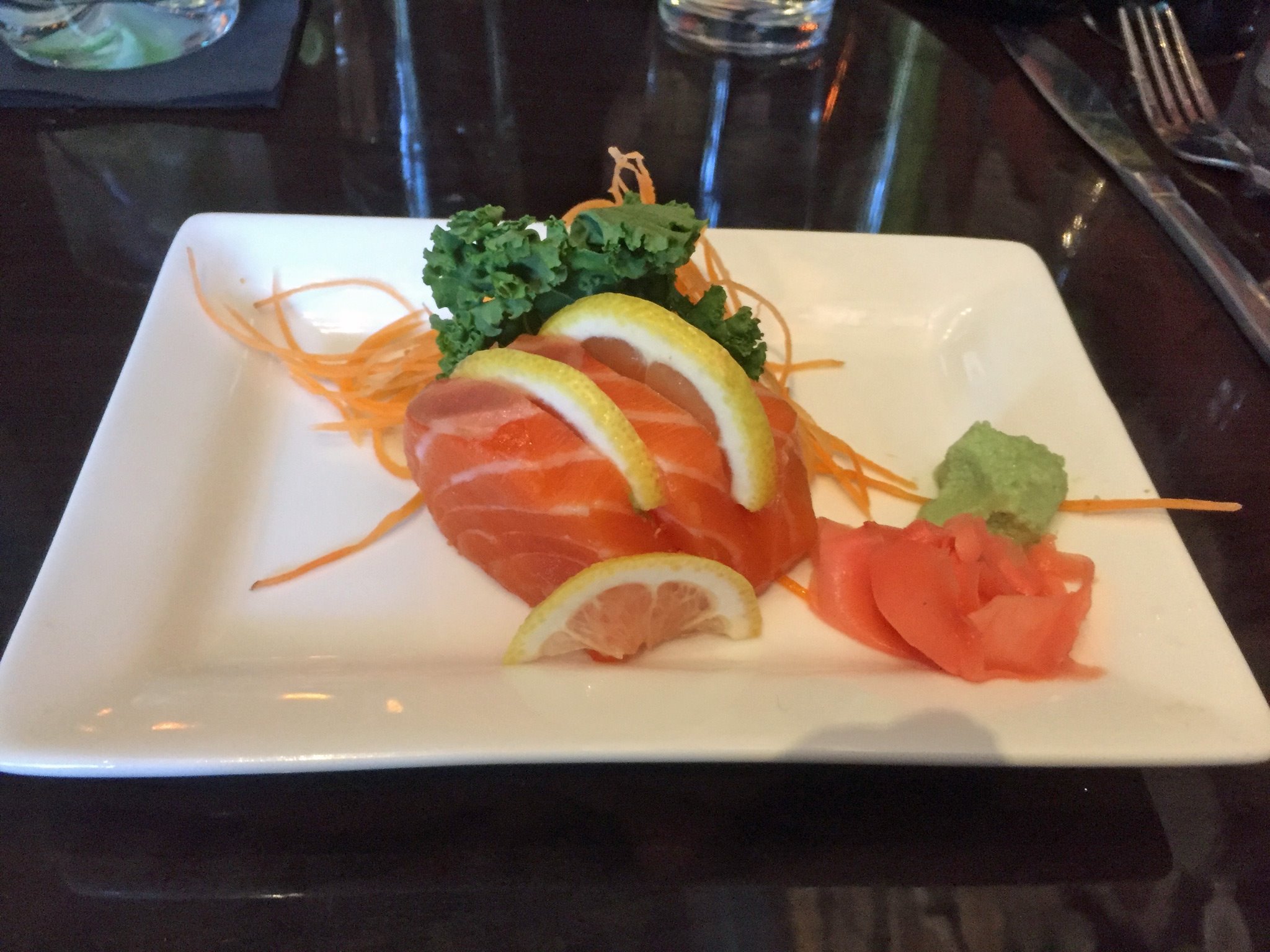 Salmon Sashimi at The Lure