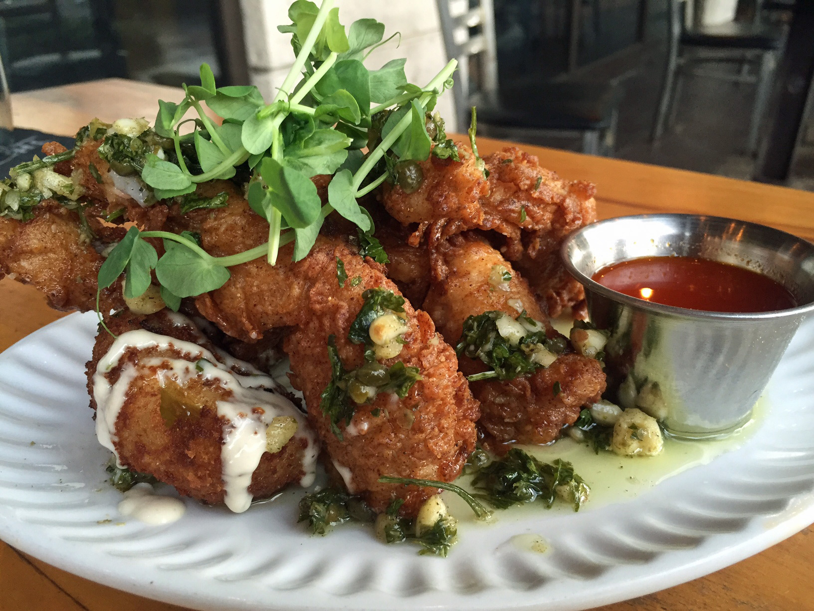 Southern Fried Frog Legs at The Mill