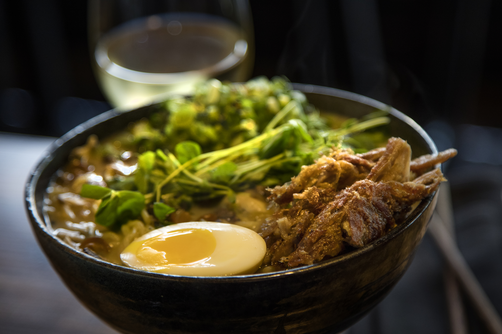 Crispy Duck Ramen at Buya