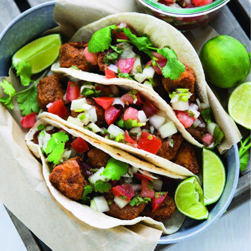 Easy Fish Tacos with Pico de Gallo from 100 Days of Real Food