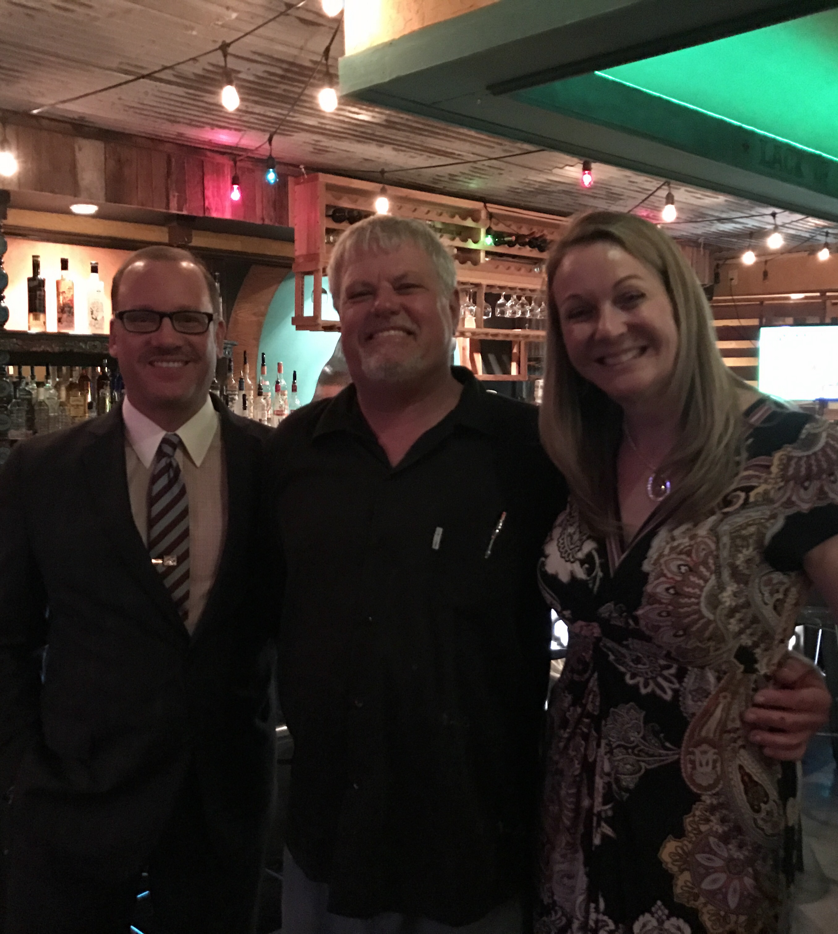 Lori & Kevin with Chef Paul at Nueva Cantina