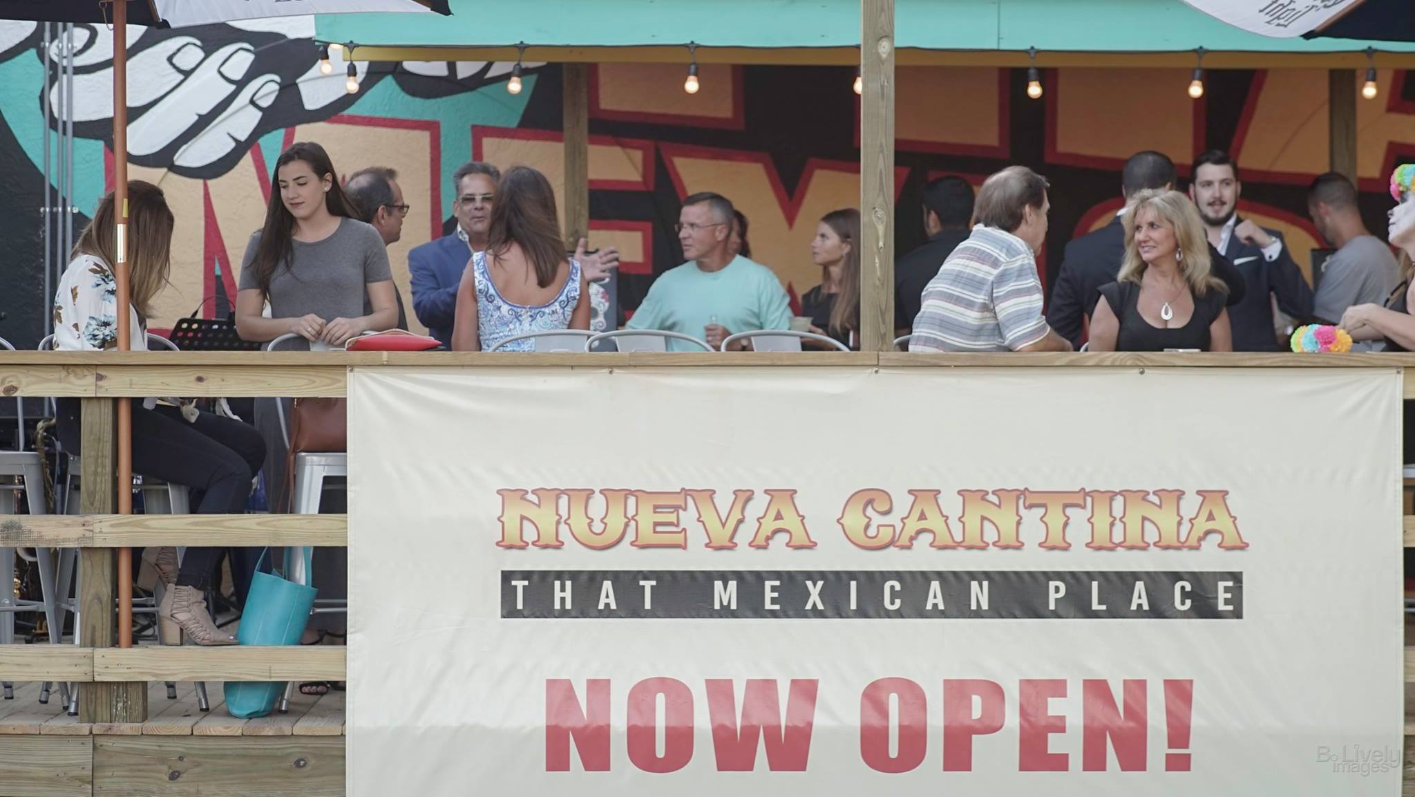 New Outdoor Deck & Bar at Nueva Cantina