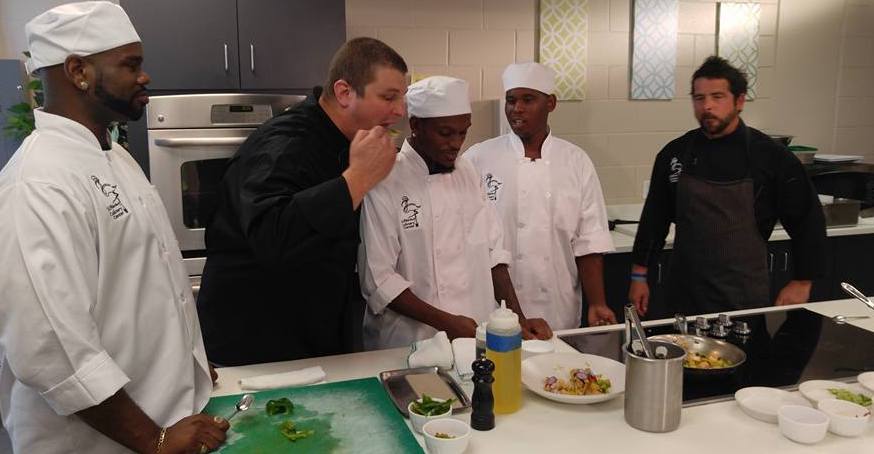 Chef Ted Taste Testing with Chef Jeffrey