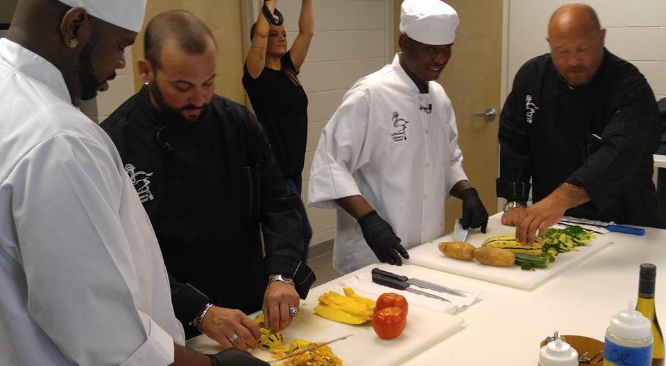 Chef Tony and Chef Jason Esposito sharing their knowledge.