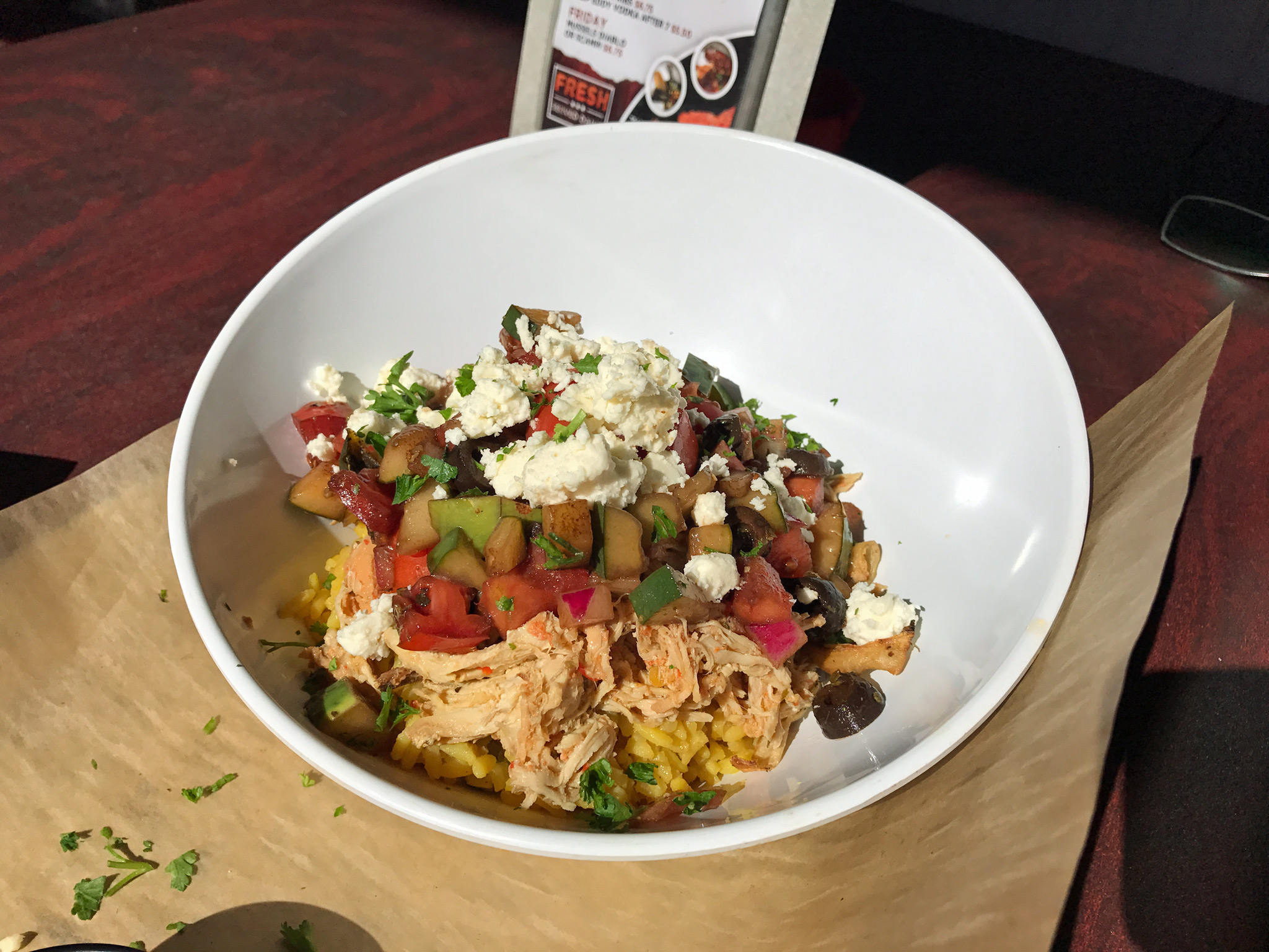 Del Mar Mediterranean Chicken Bowl