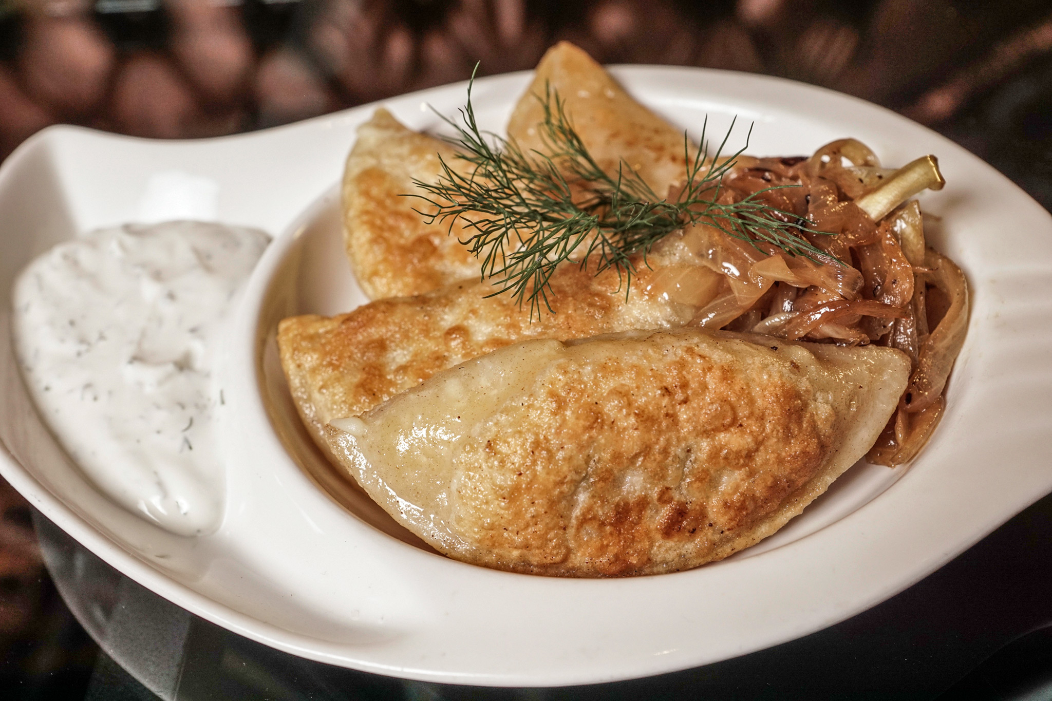 Tryst's House-made Potato Pierogies