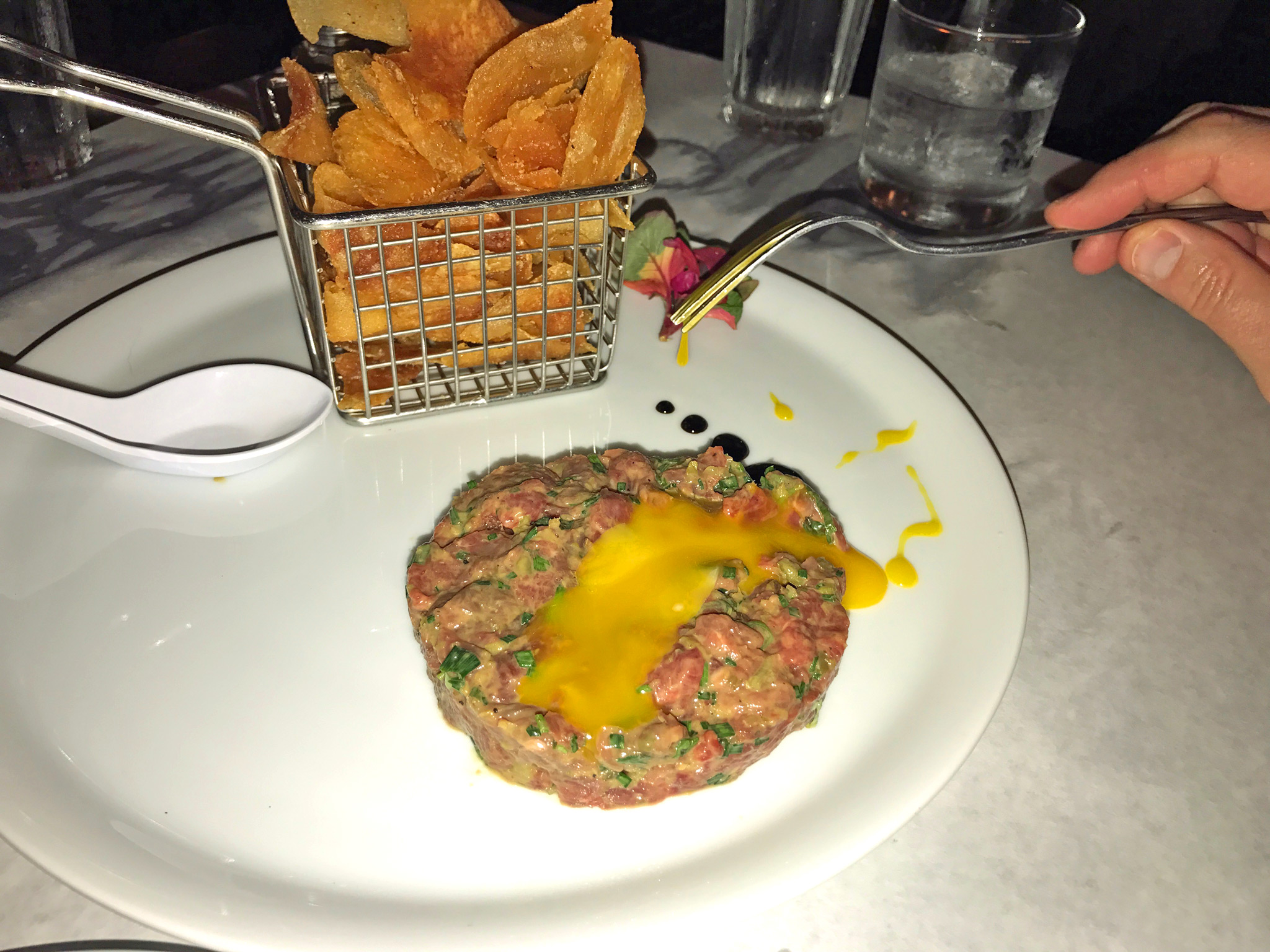 Tartare with Egg