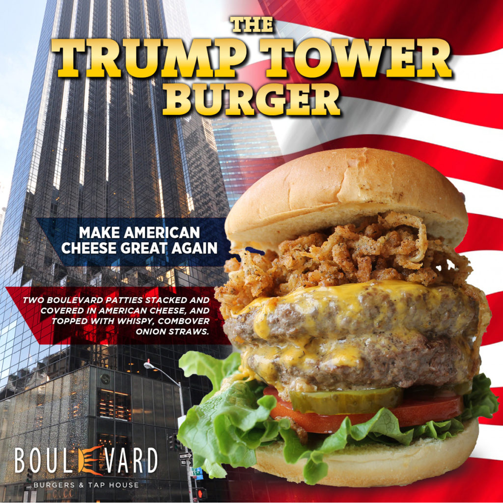 Donald Trump Honored By Burger In St Petersburg