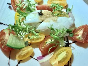 Birch & Vine Heirloom Tomato and Burrata Salad