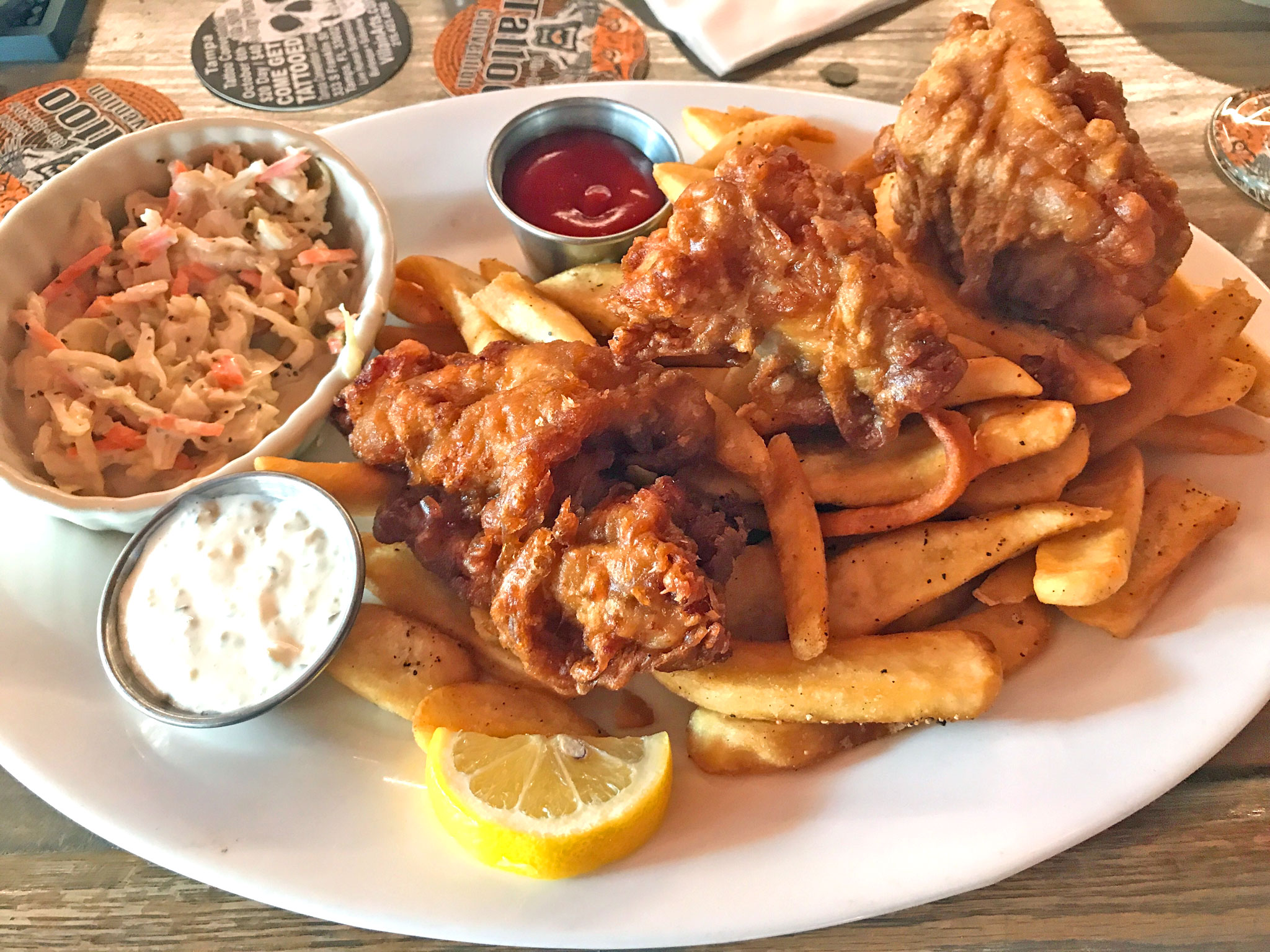 Guinness Fish & Chips at The Galley