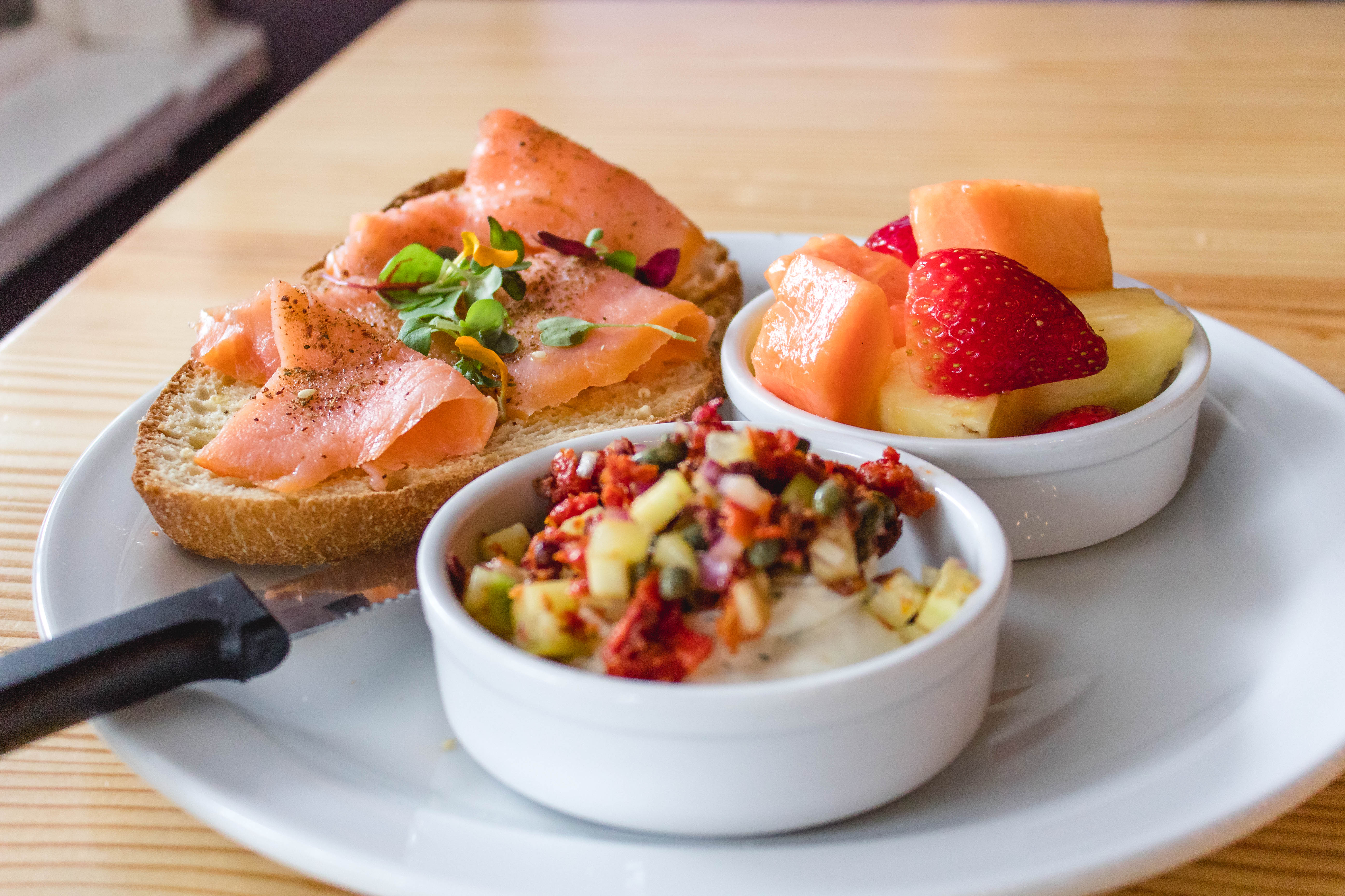 Lox & Ciabatta at Lolita's Wine Market