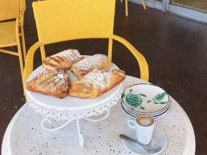Pastries and Macchiato at Cafe Soleil