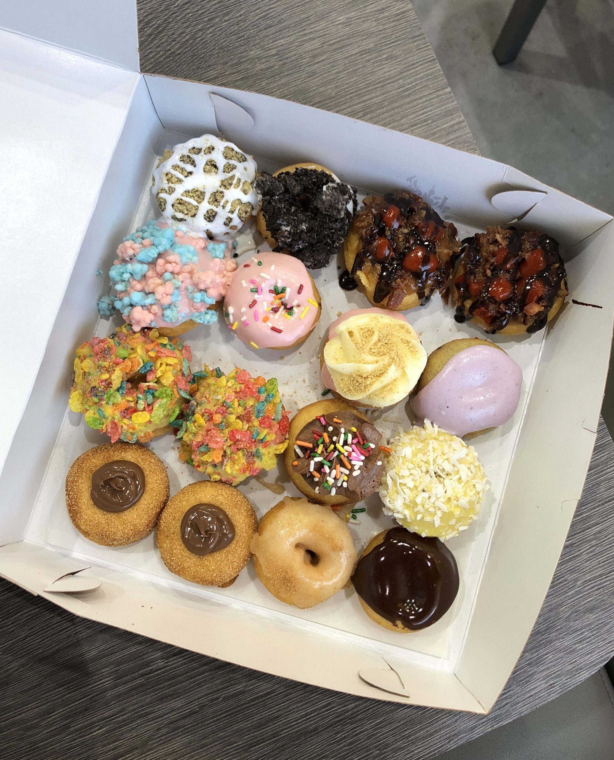 Mini Doughnuts Made With Love at Mini Doughnut Factory