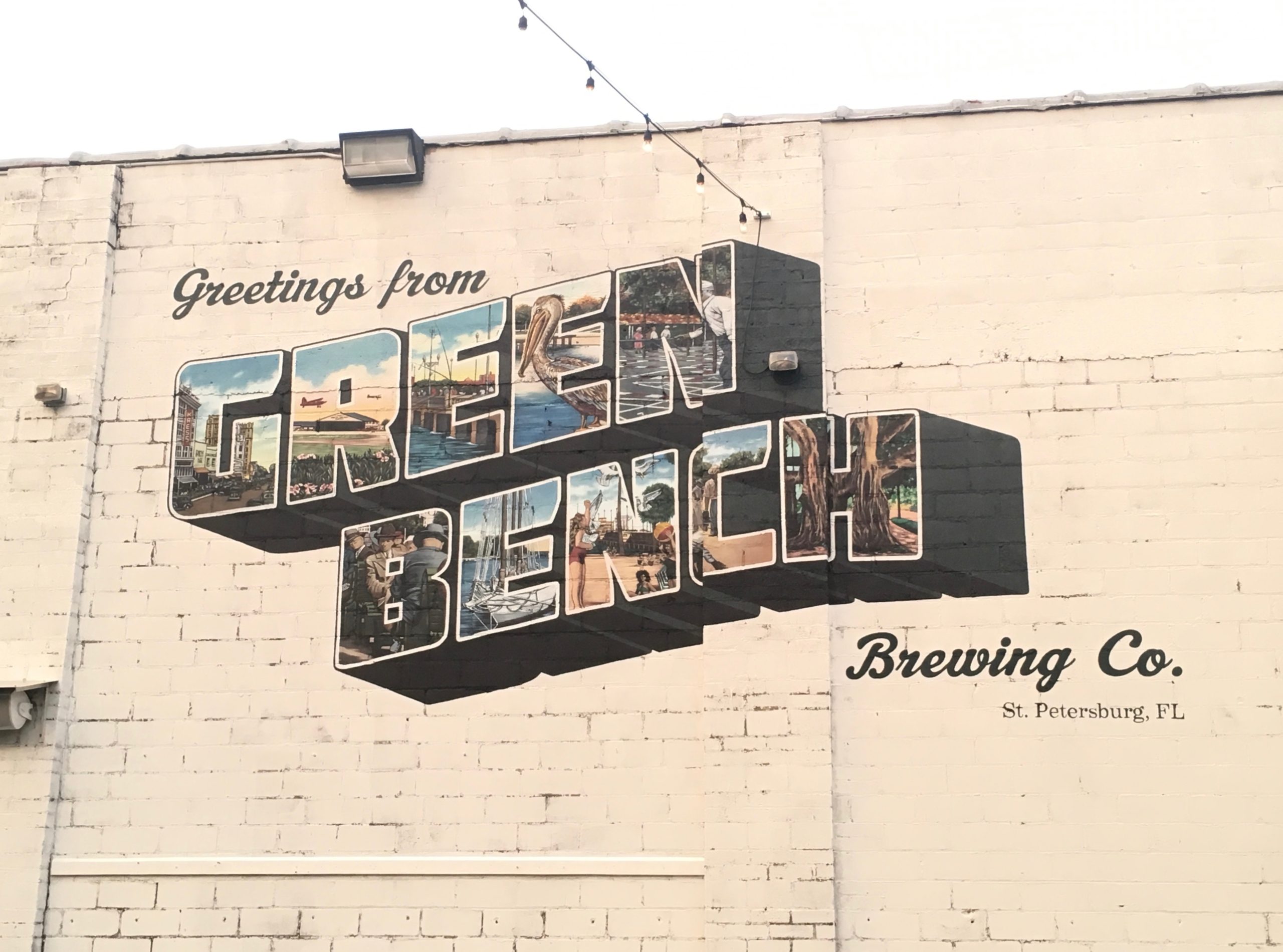 Green Bench Brewing Mural