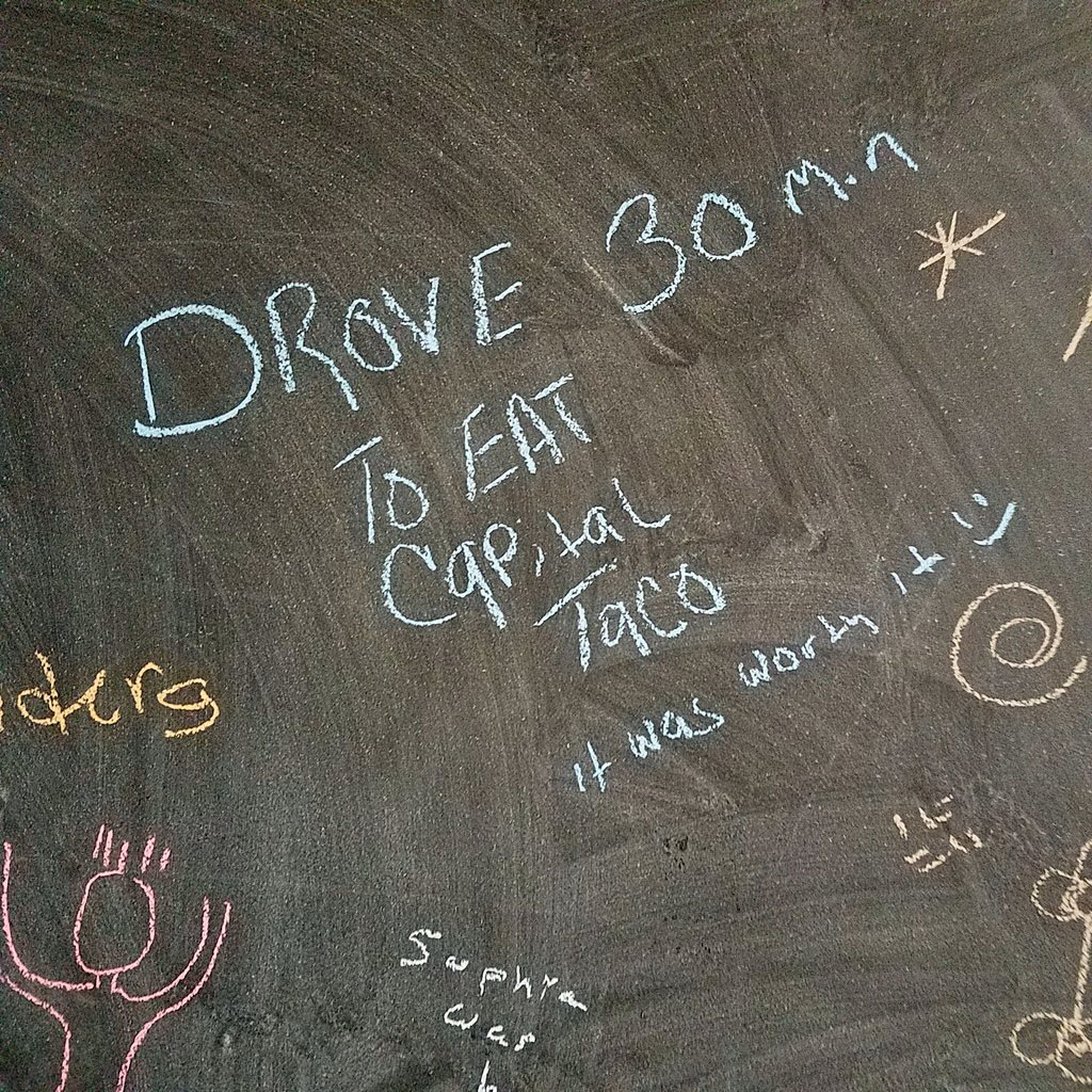 A Customer Wrote This on the Board