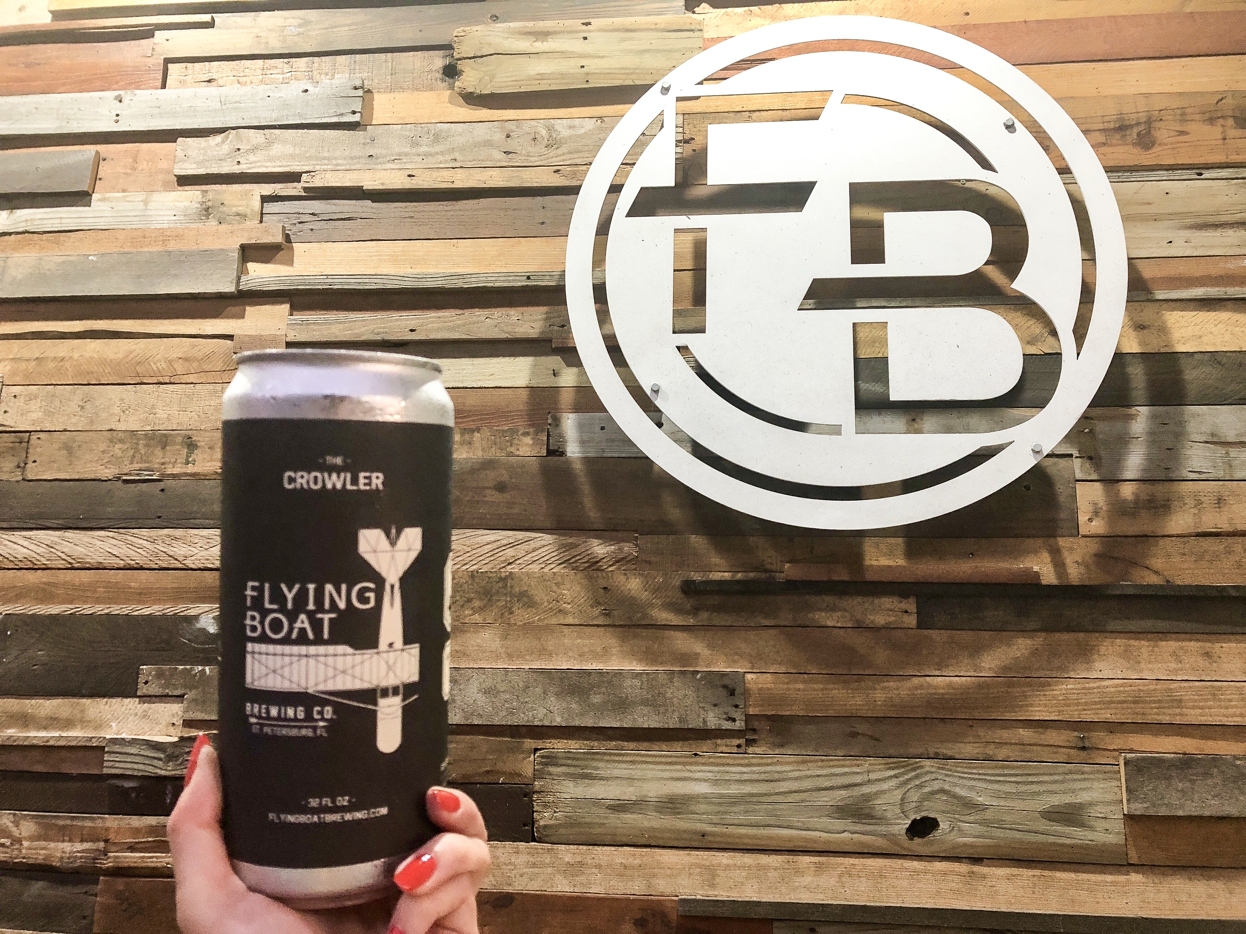 Crowler in front of Flying Boat