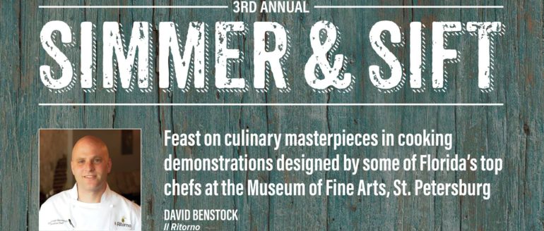 Simmer & Sift with Chef David Benstock of IL Ritorno at the Museum of Fine Arts