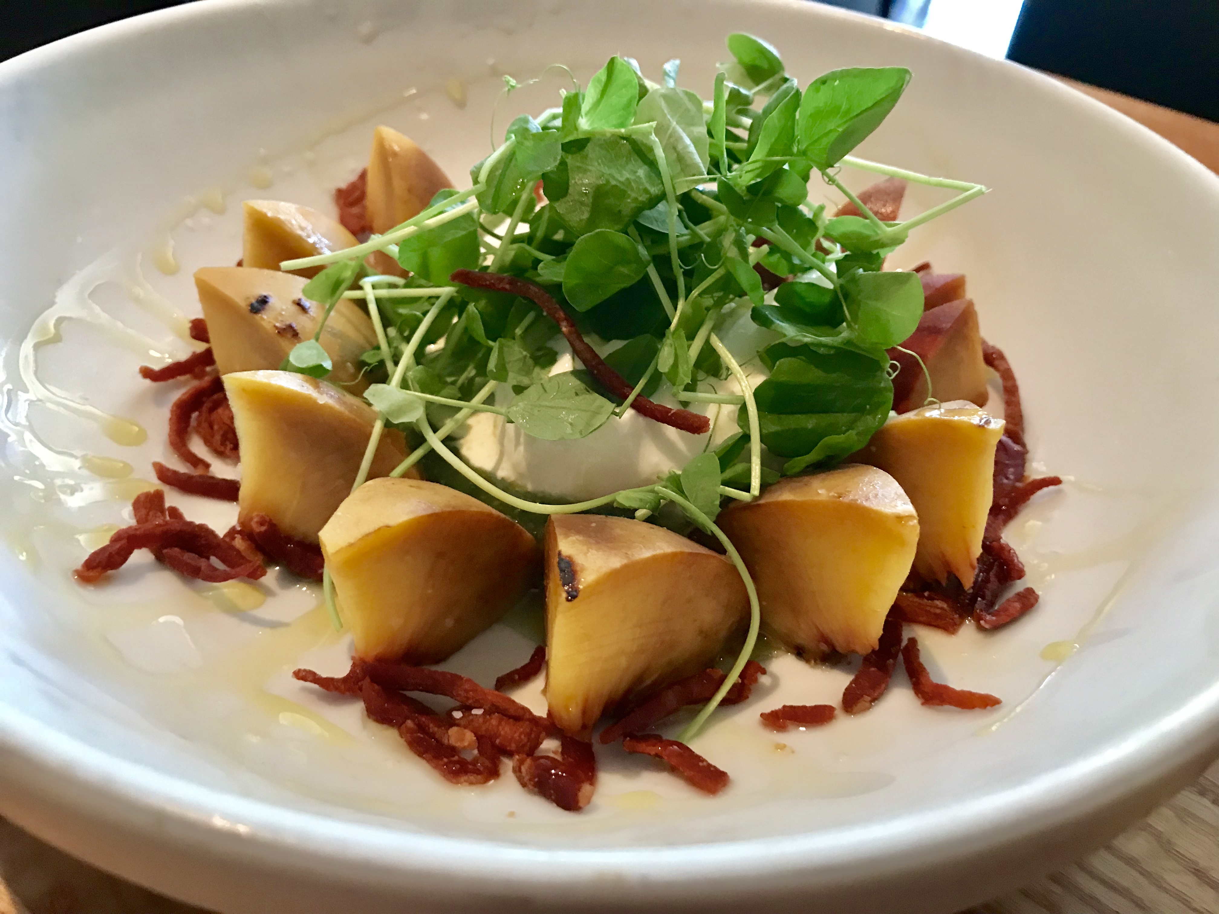 Burrata with Crispy 'Nduja & Gremolata - Inside The Rustic Kitchen