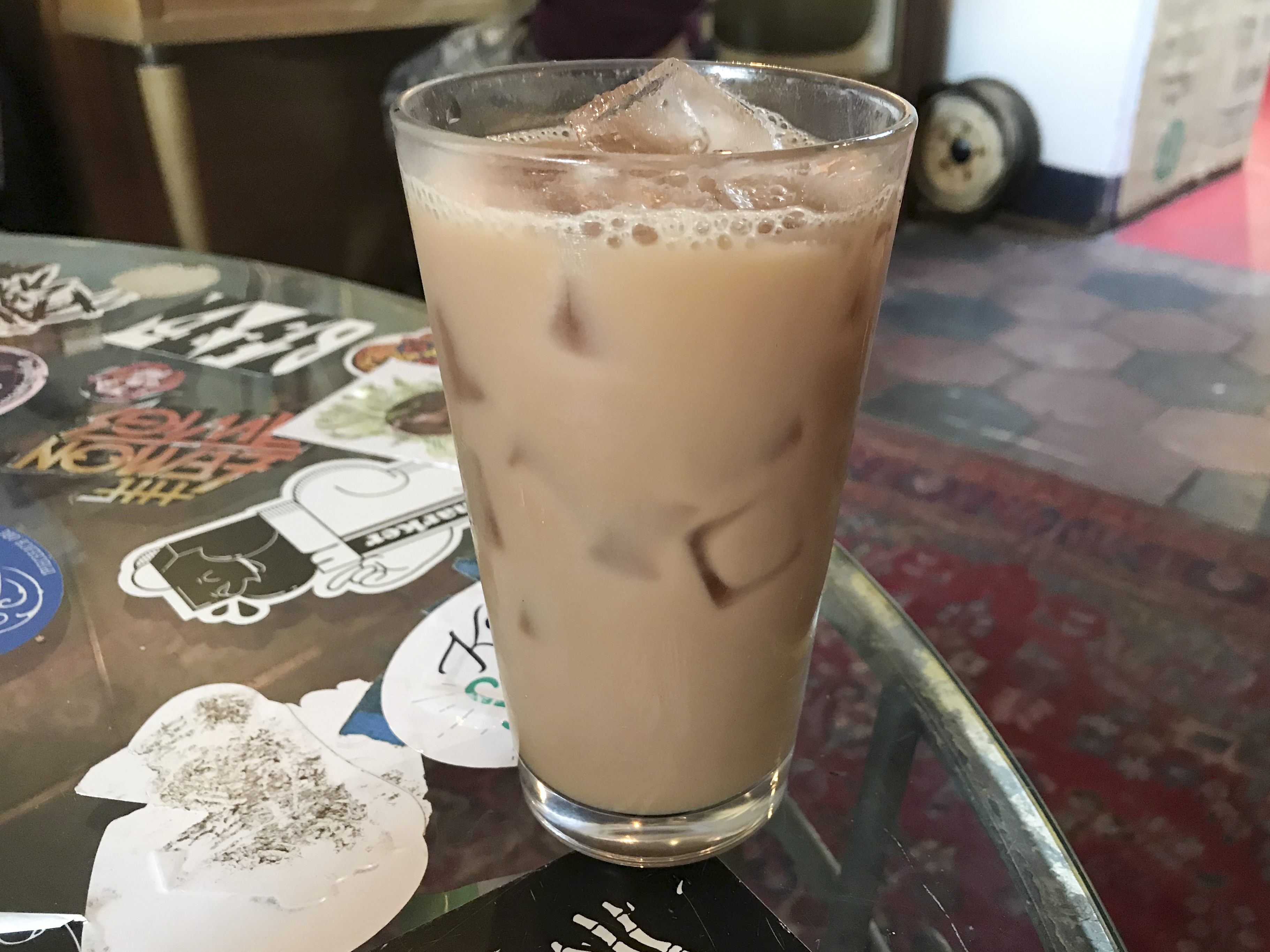 Iced Chai Tea Latte with Almond Milk
