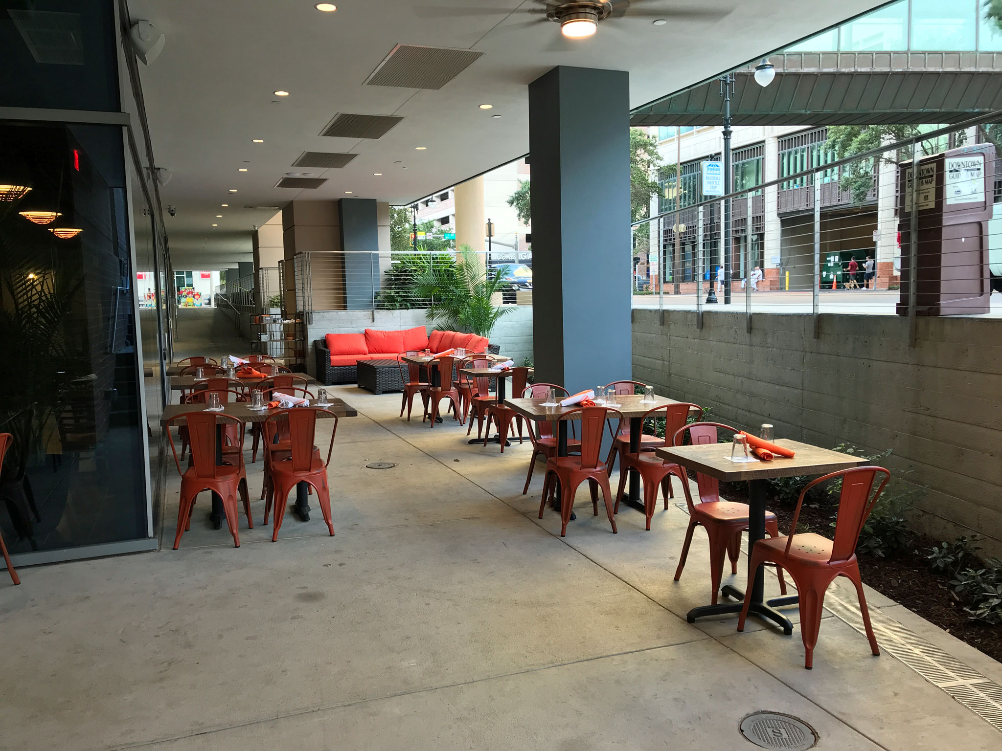 Outside Seating on 2nd-St. South Side