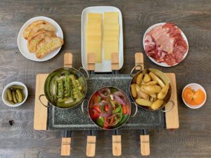 Raclette Offerings at Bacchus St Pete