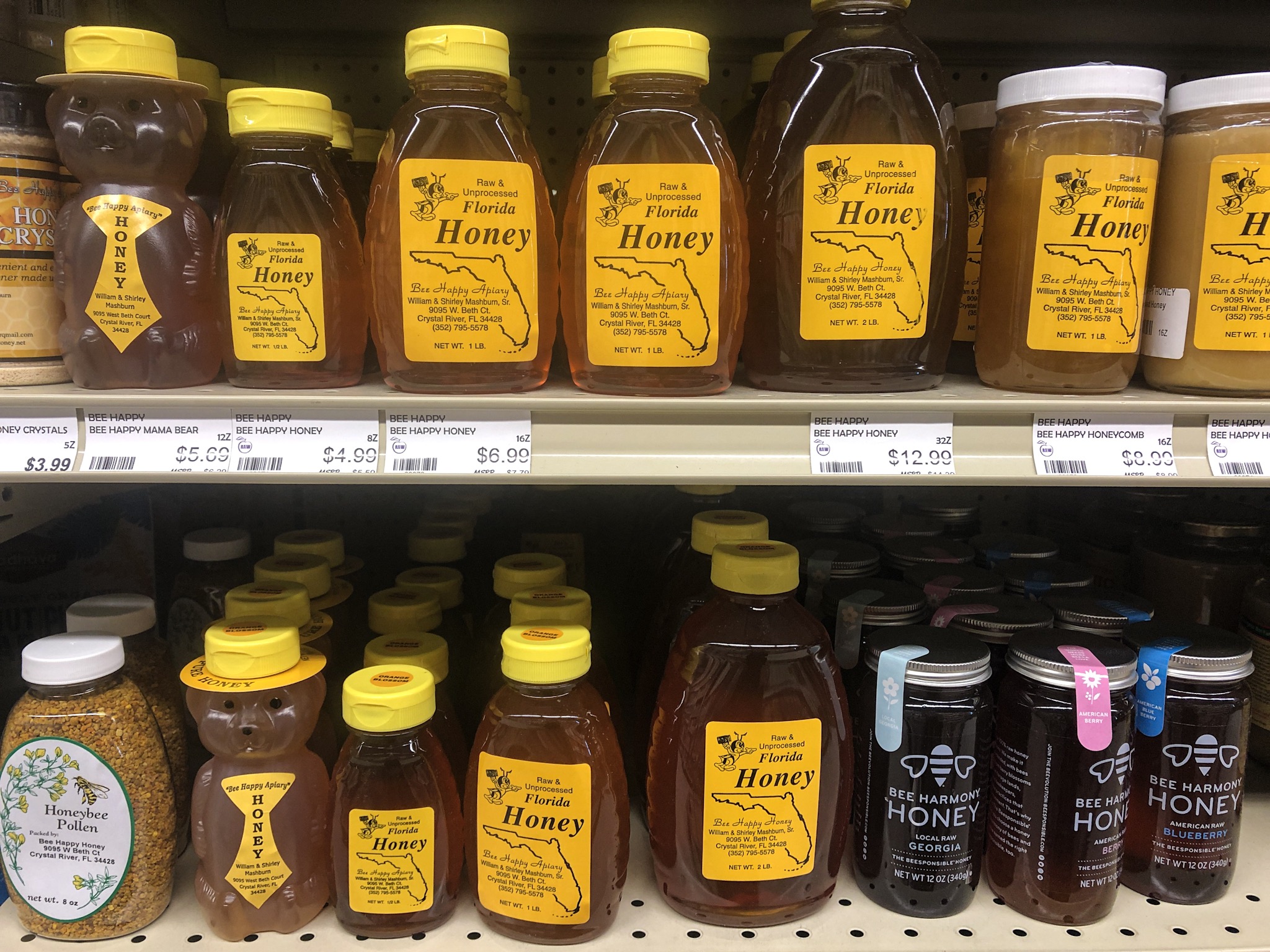 Honey Variety at Rollin' Oats