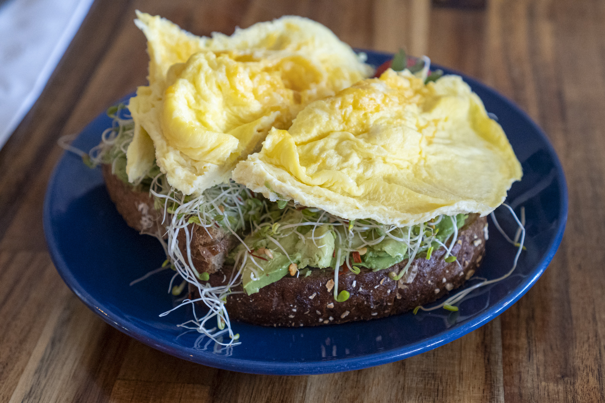 Avocado Toast with Added Egg