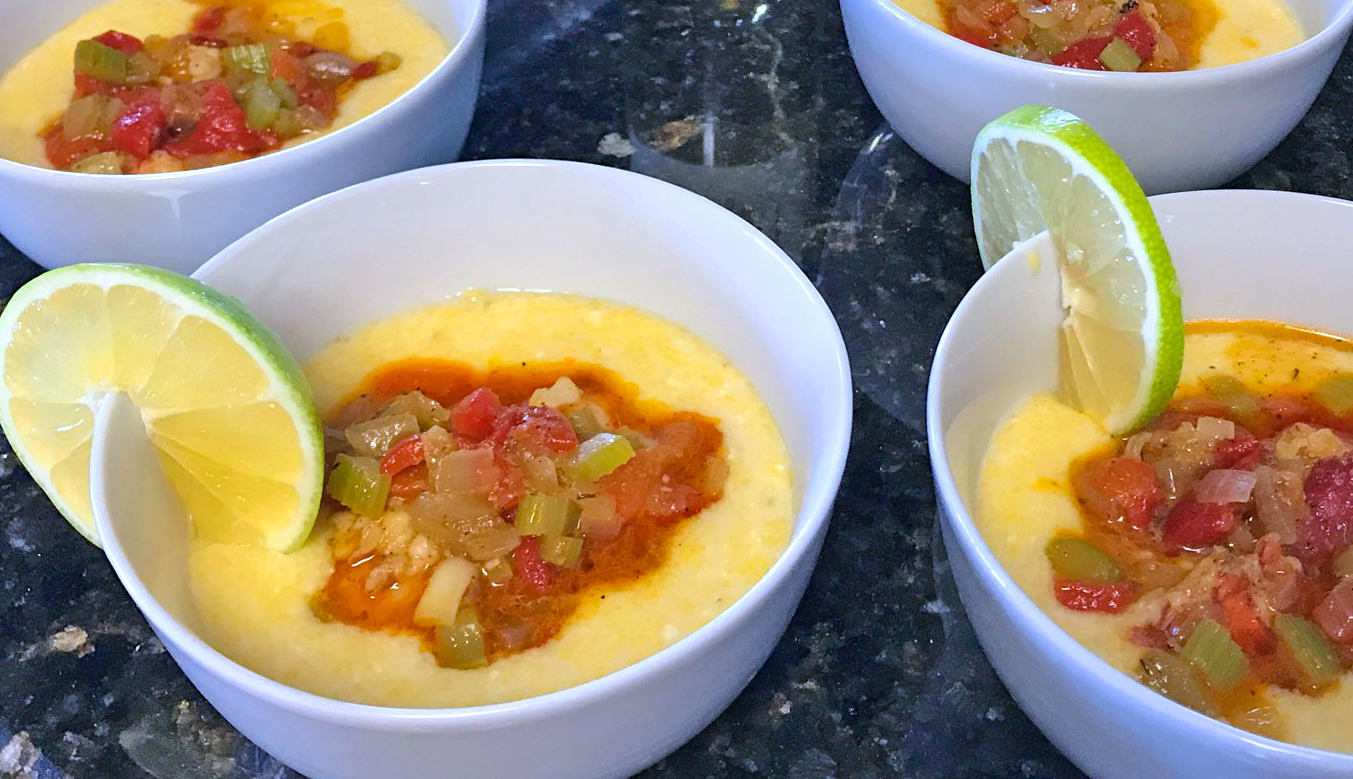 STACKING RED CUPS- Green Stone Grits 