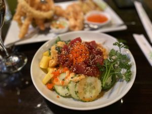 Spicy Lava Flow Poke Bowl from Pin Wok & Bowl