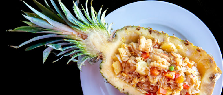 Sichuan Pineapple Shrimp Fried Rice Bowls Recipe