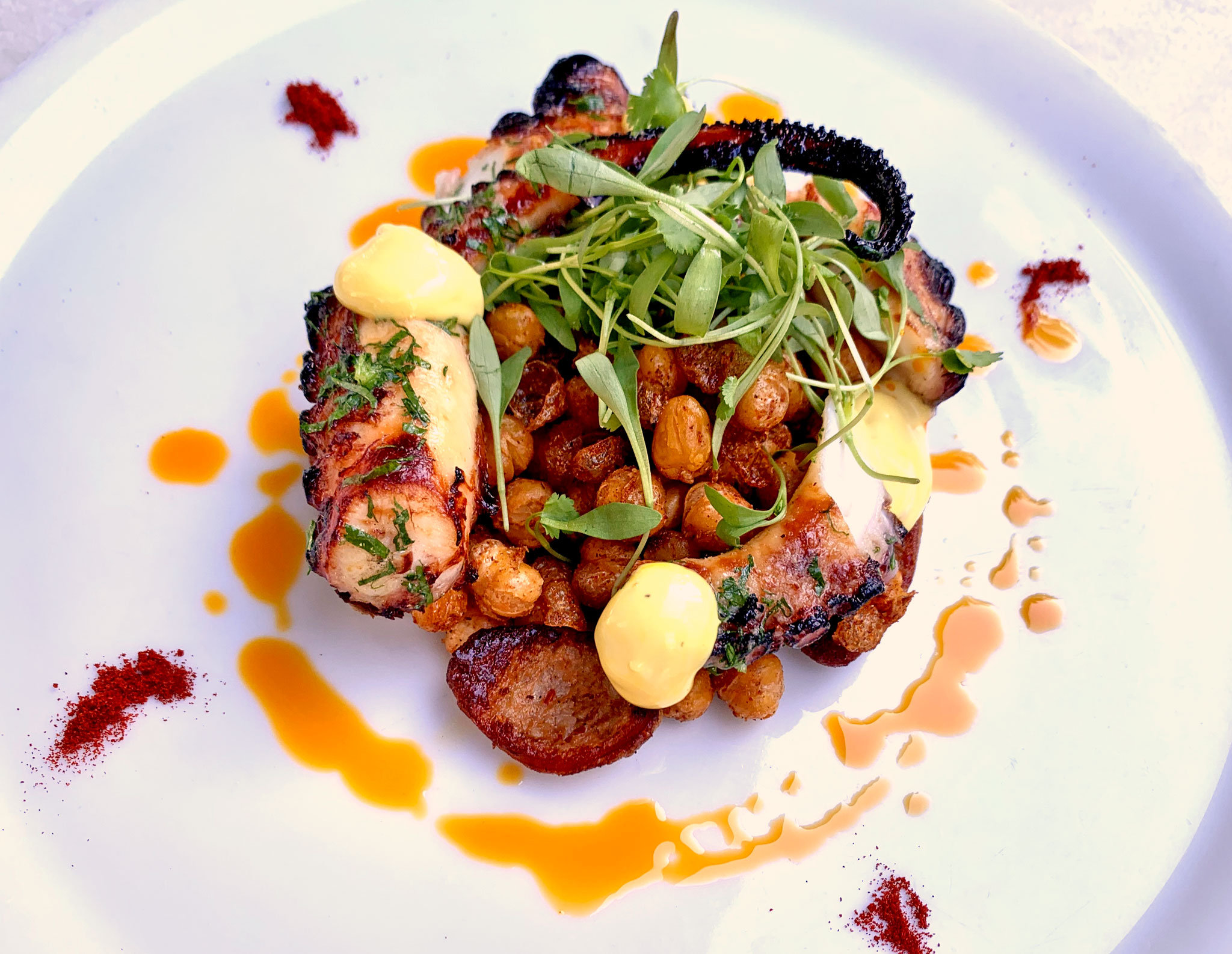 mexican grilled octopus