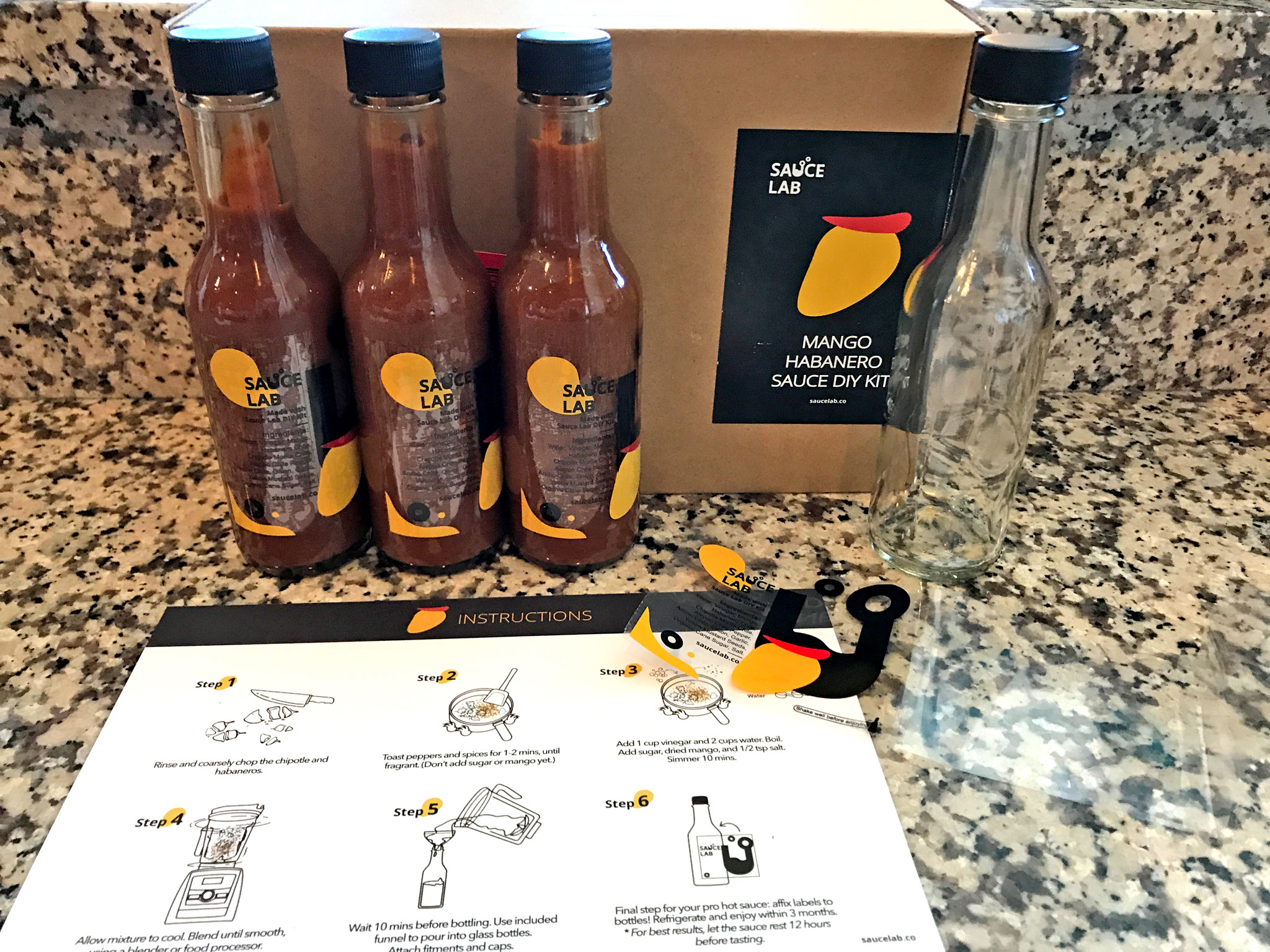 The Chili Lab Homemade Hot Sauce Kit