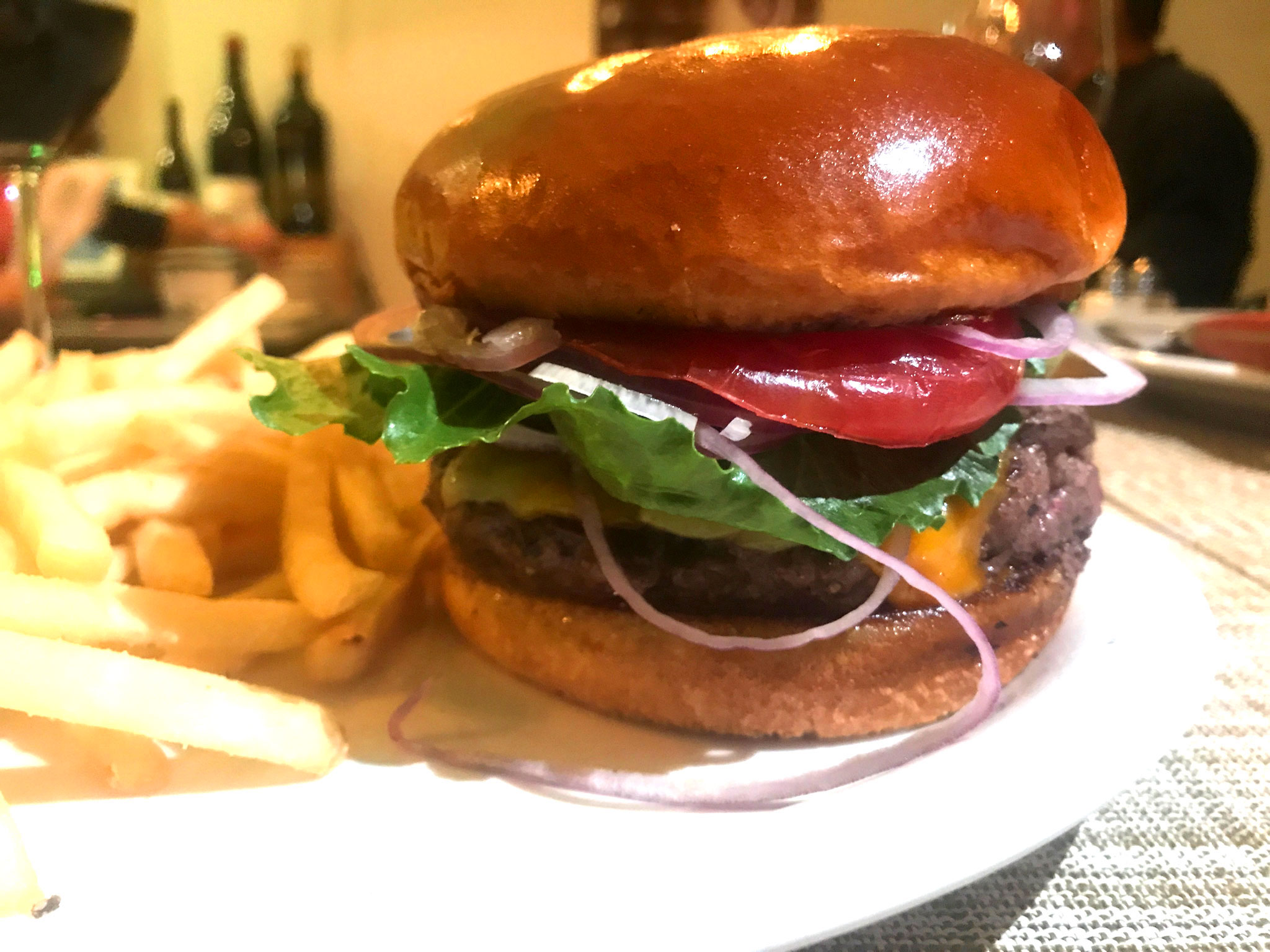 Grace Burger Stacked by the Kitchen