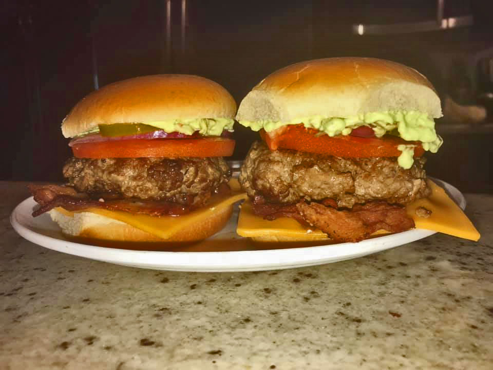 Steve Capen's Bacon Cheeseburgers at home