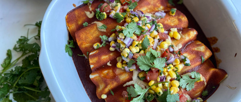 Healthy-ish Chicken Enchiladas Recipe