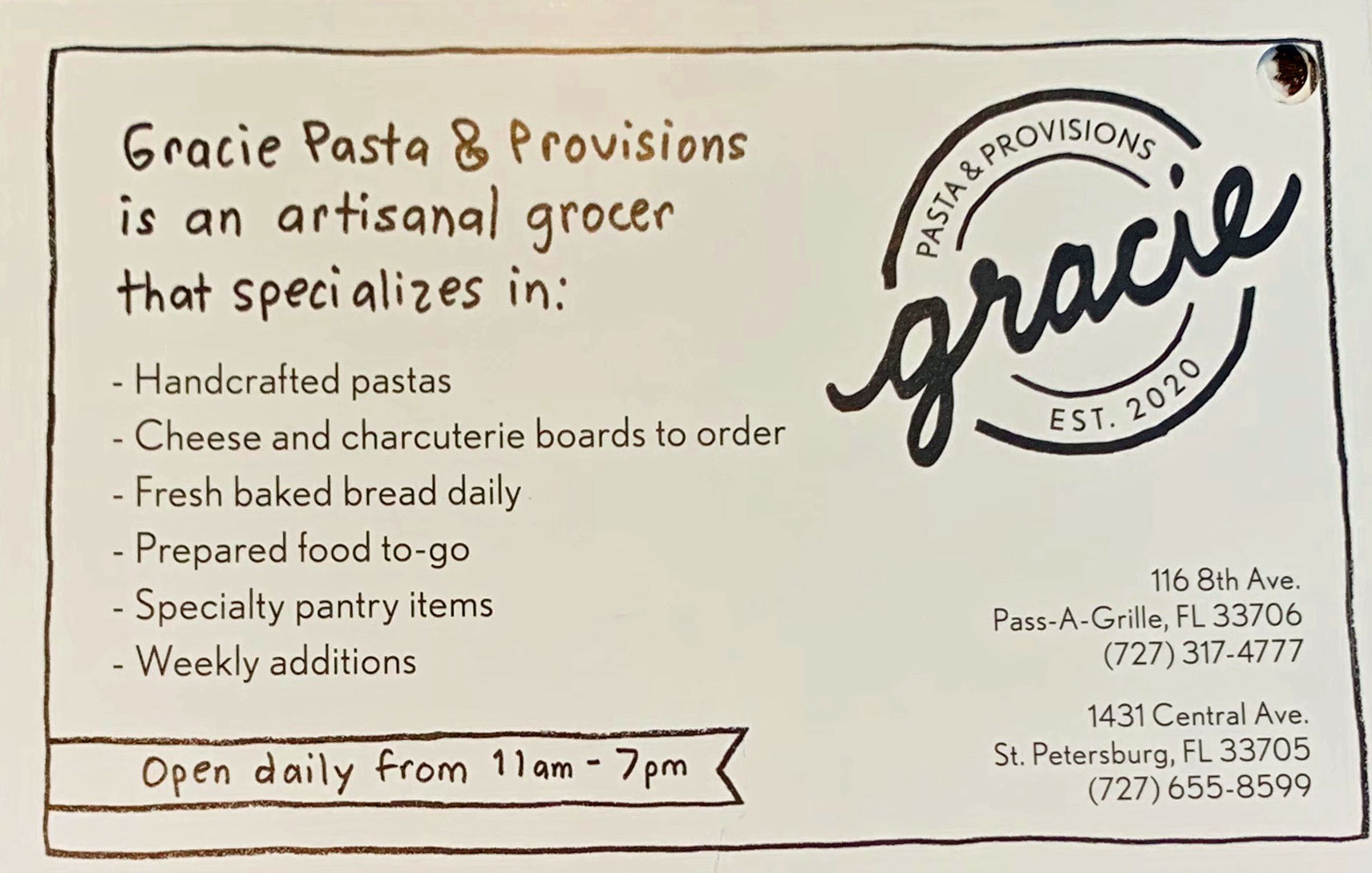 Gracie Pasta & Provisions