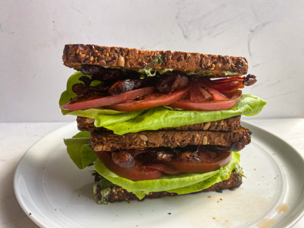 BLT with Basil Mayonnaise BLT with Basil Mayonnaise