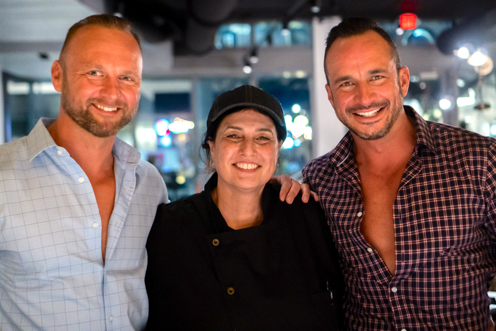 Social Roost Owner Jason Teabout, Executive Chef Susan Burdian, Owner Rob Bowen