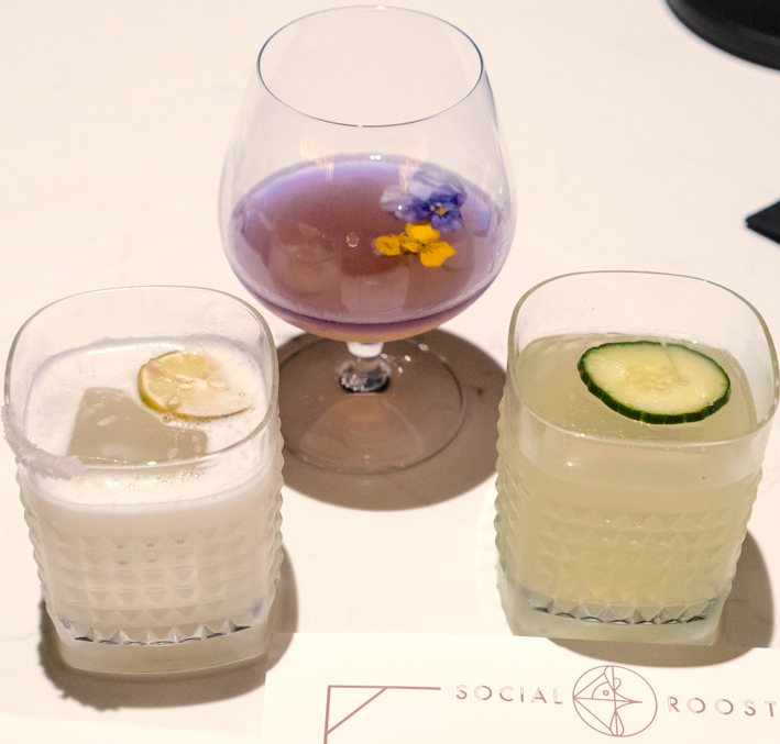 Social Roost Reunion, Social Butterfly, The Goddess Cocktails