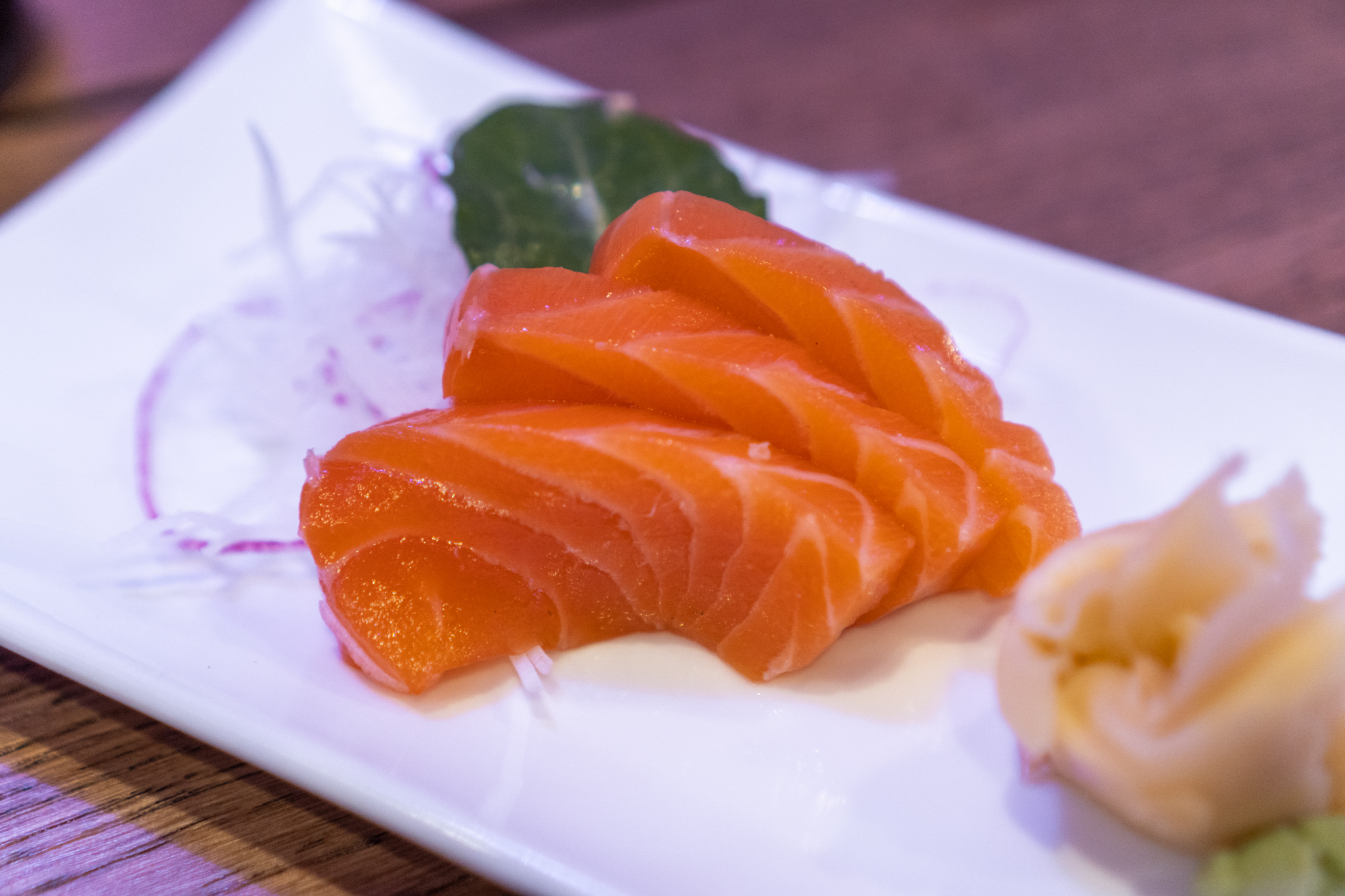 EBI Sushi Salmon Sashimi