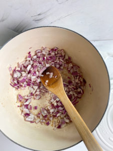 Softening the onion