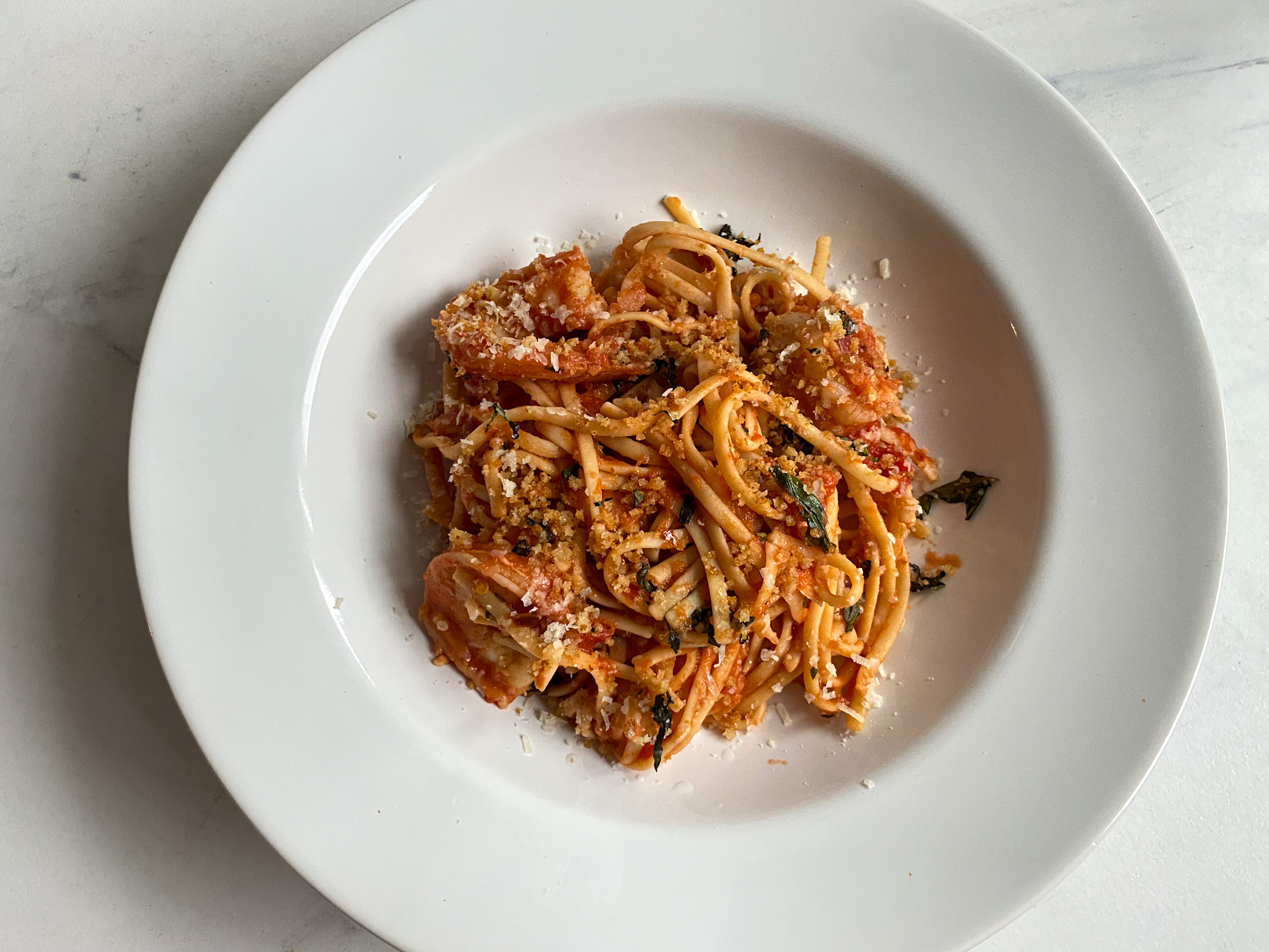 Recipe Shrimp Fra Diavolo with Toasted Breadcrumbs