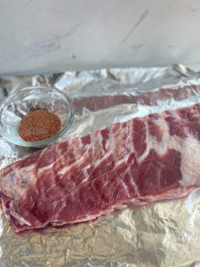 Spareribs and the dy rub