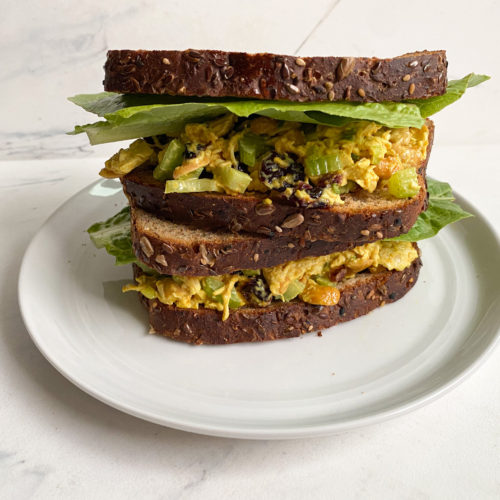 Curry Chicken Salad Sandwiches